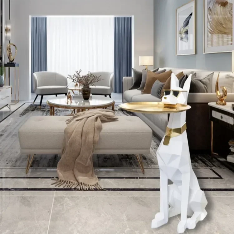 Resin Doberman Dog Statue Resin Doberman Dog Statue