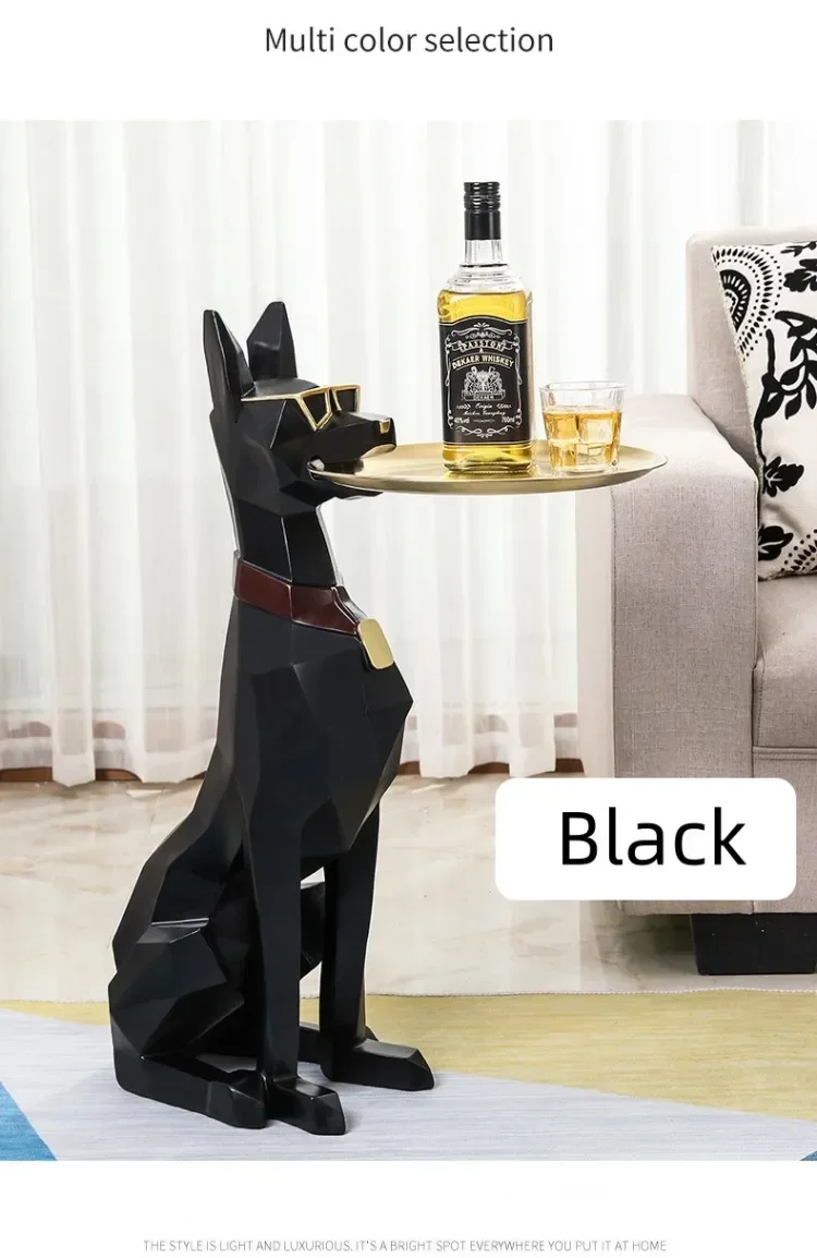 Resin Doberman Dog Statue Resin Doberman Dog Statue