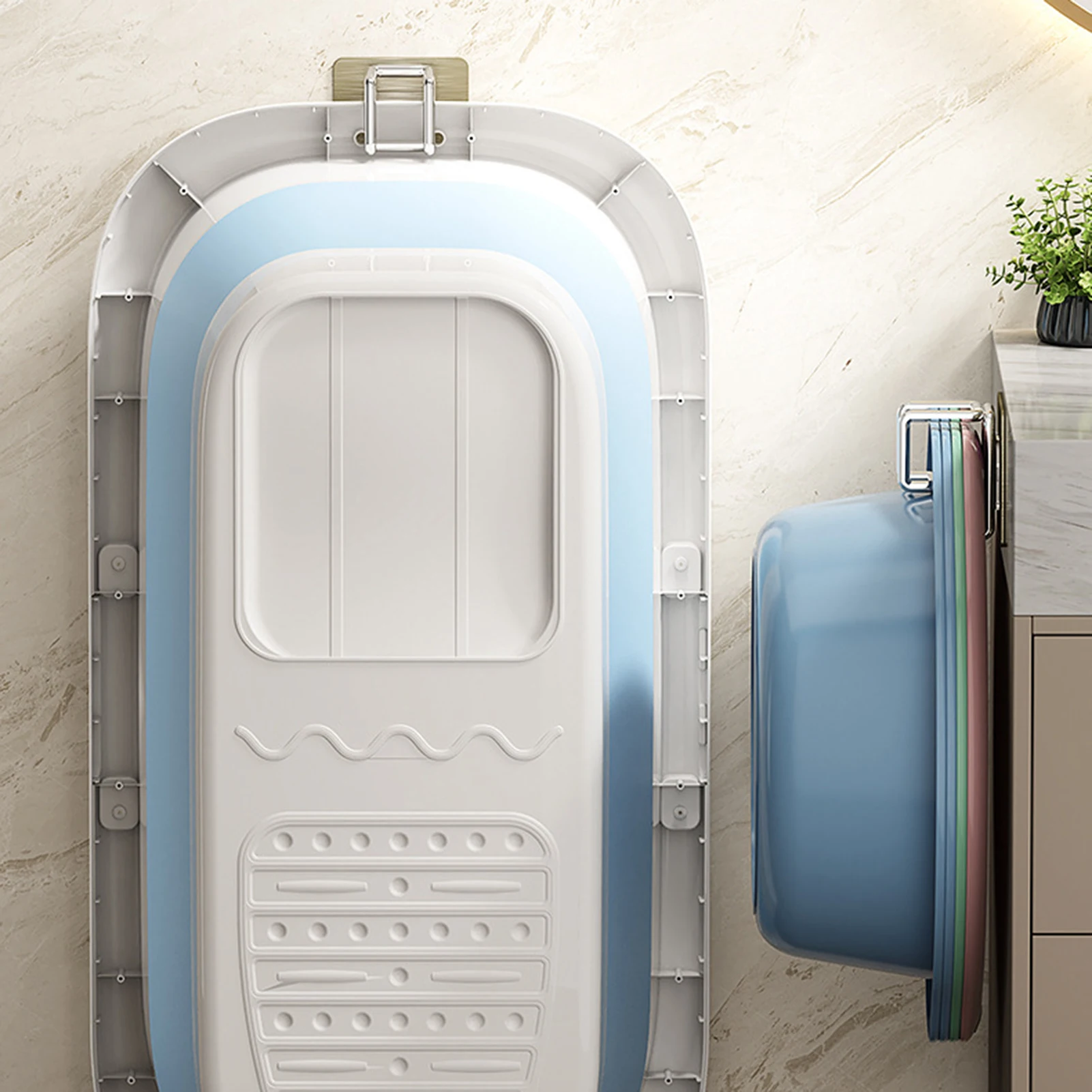 1/2/4/6Pcs Stainless Steel Washbasin Hook