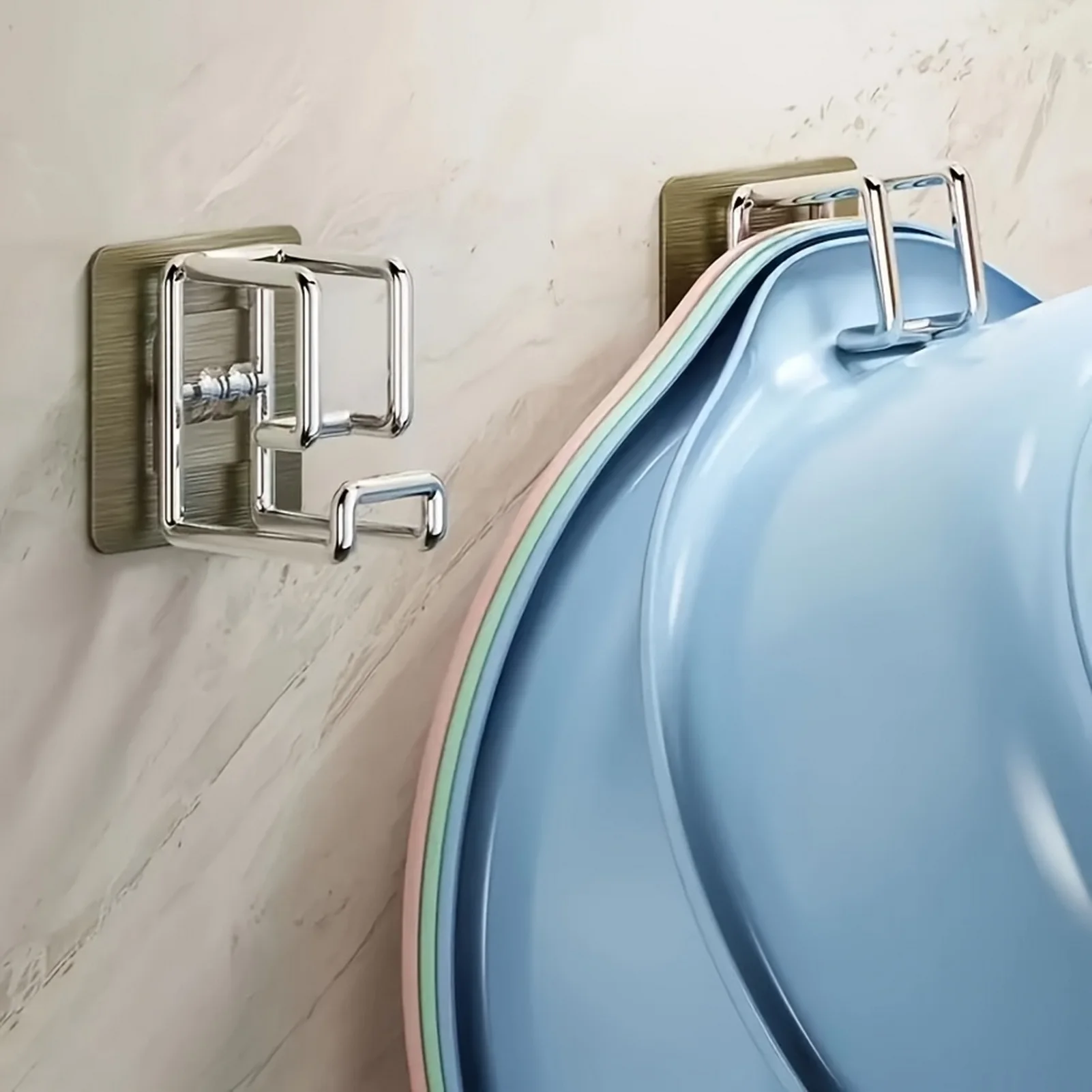 1/2/4/6Pcs Stainless Steel Washbasin Hook