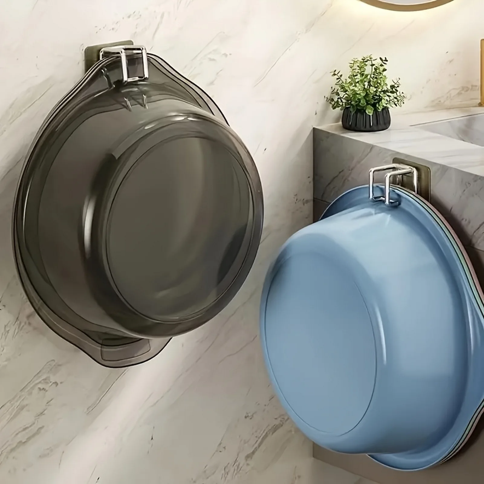 1/2/4/6Pcs Stainless Steel Washbasin Hook