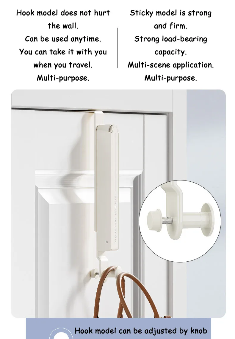 1/2pcs Folding Wall Hook portable drying rack 1/2pcs Folding Wall Hook portable drying rack