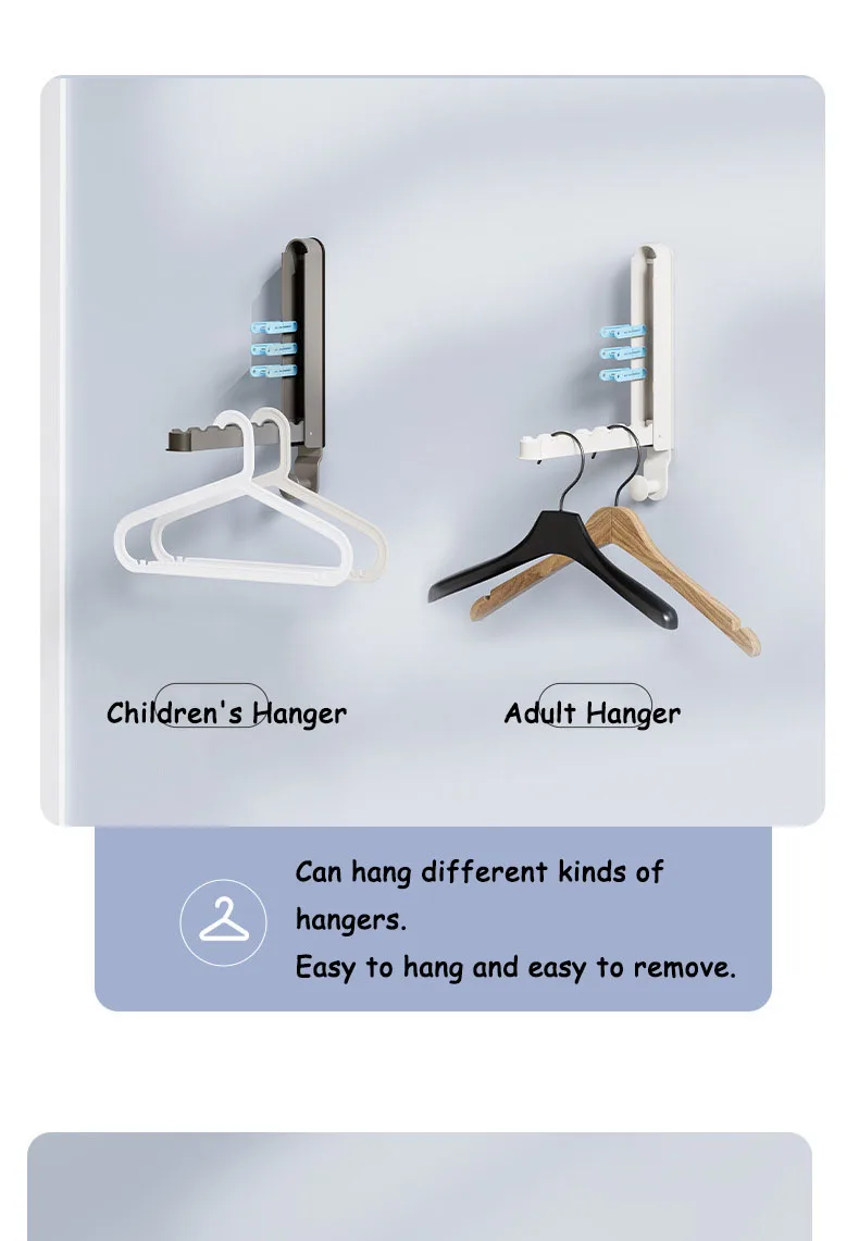 1/2pcs Folding Wall Hook portable drying rack 1/2pcs Folding Wall Hook portable drying rack