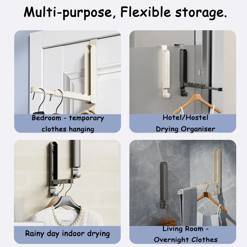 1/2pcs Folding Wall Hook portable drying rack BATHROOM SHELVES Color : White Sticky|Grey Sticky|White Hook 2cm|Grey Hook 2cm|White Hook 4.8cm|Grey Hook 4.8cm 1/2pcs Folding Wall Hook portable drying rack BATHROOM SHELVES Color : White Sticky|Grey Sticky|White Hook 2cm|Grey Hook 2cm|White Hook 4.8cm|Grey Hook 4.8cm