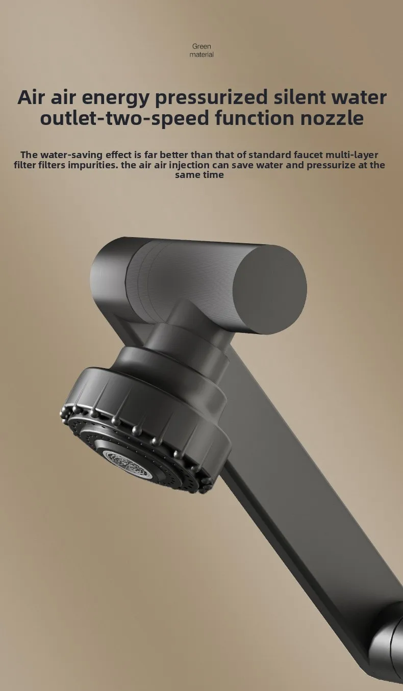 2 Modes Nozzle Tap Rotation Household Mixing Valve