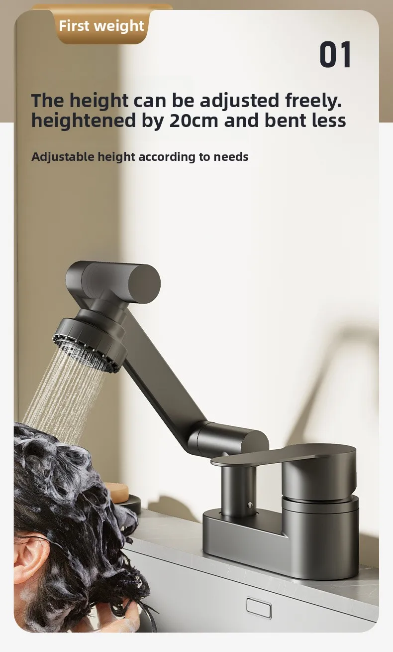 2 Modes Nozzle Tap Rotation Household Mixing Valve