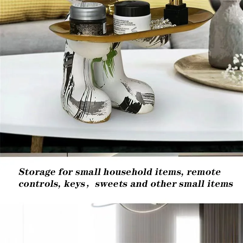 21cm Graffiti Bear Ornament Figurine Home Decoratio 21cm Graffiti Bear Ornament Figurine Home Decoratio