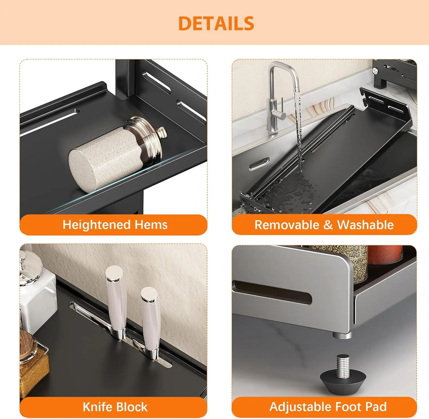 3 Tier Spice Storage Rack for Countertop KITCHEN & DINNING Color : 30CM 2 Tier|30CM 3 Tier|40CM 2 Tier|40CM 3 Tier|30CM 3 Tier 3 Tier Spice Storage Rack for Countertop KITCHEN & DINNING Color : 30CM 2 Tier|30CM 3 Tier|40CM 2 Tier|40CM 3 Tier|30CM 3 Tier