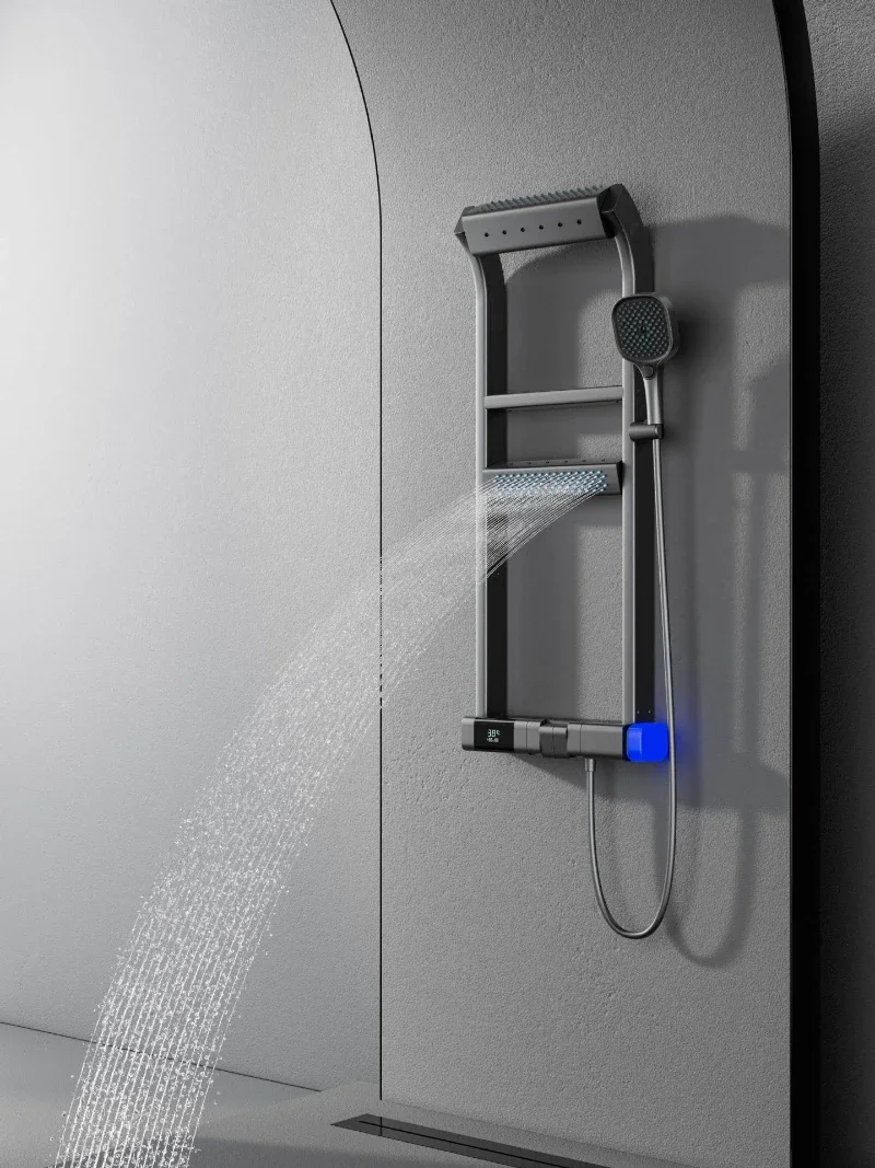 Multi-Function Thermostatic Shower System with Digital Display