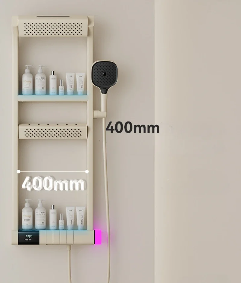 Multi-Function Thermostatic Shower System with Digital Display