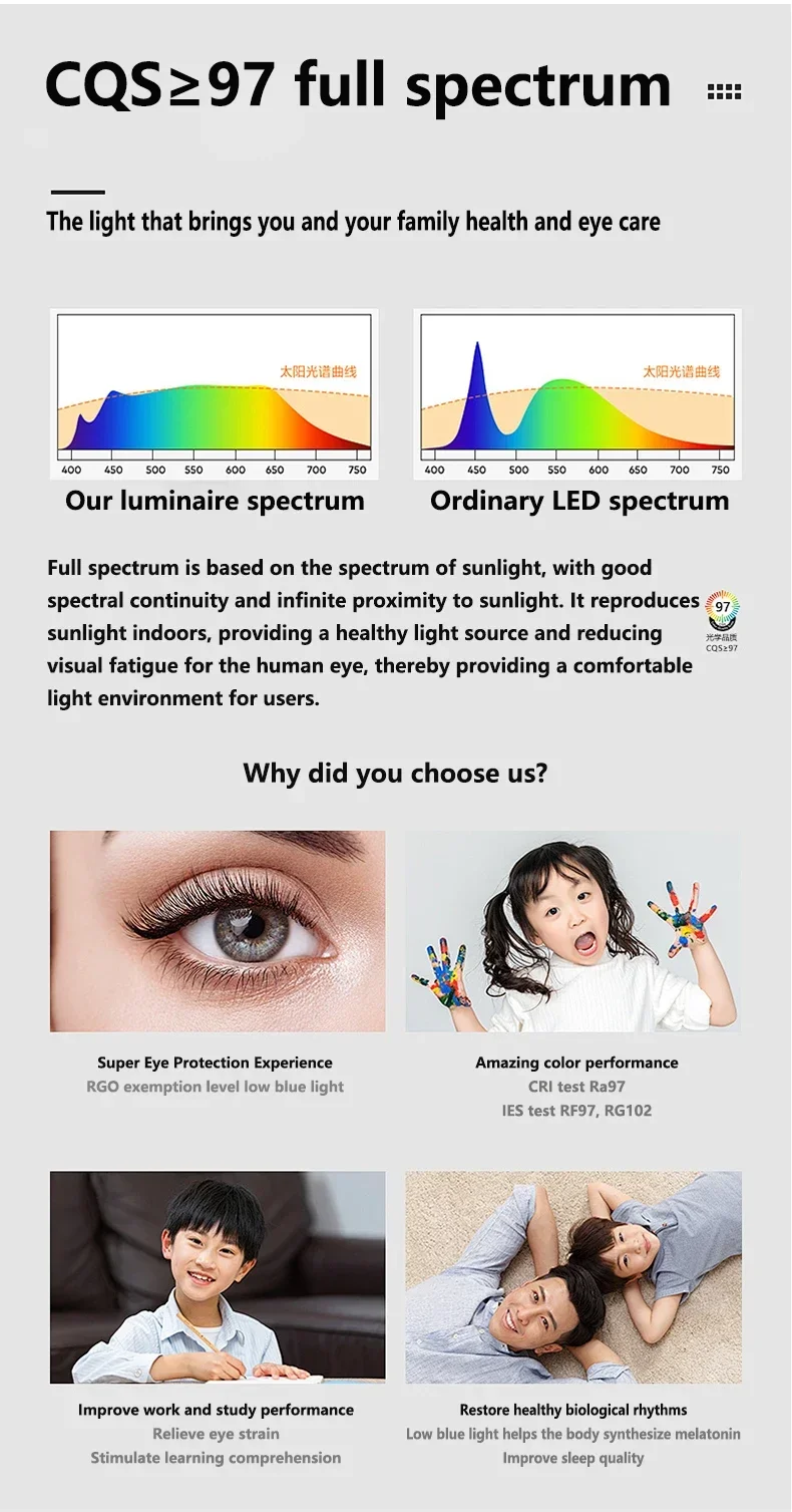 Ceiling Fans Quiet Invisible Leafless Electric Fan Led Lamp