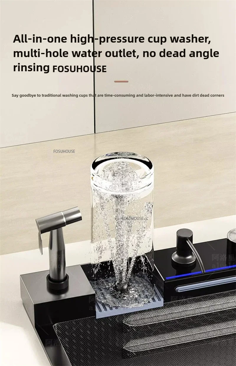 304 Stainless Steel Kitchen Sink with Waterfall 304 Stainless Steel Kitchen Sink with Waterfall