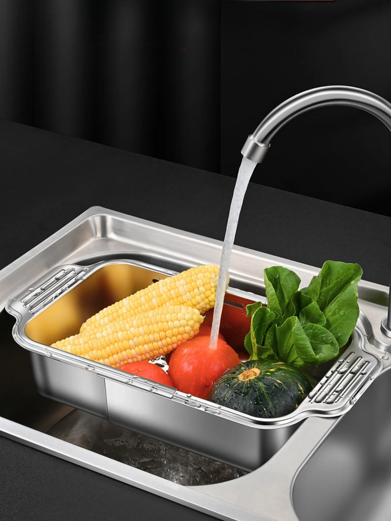 Stainless steel telescopic sink filter basket Stainless steel telescopic sink filter basket
