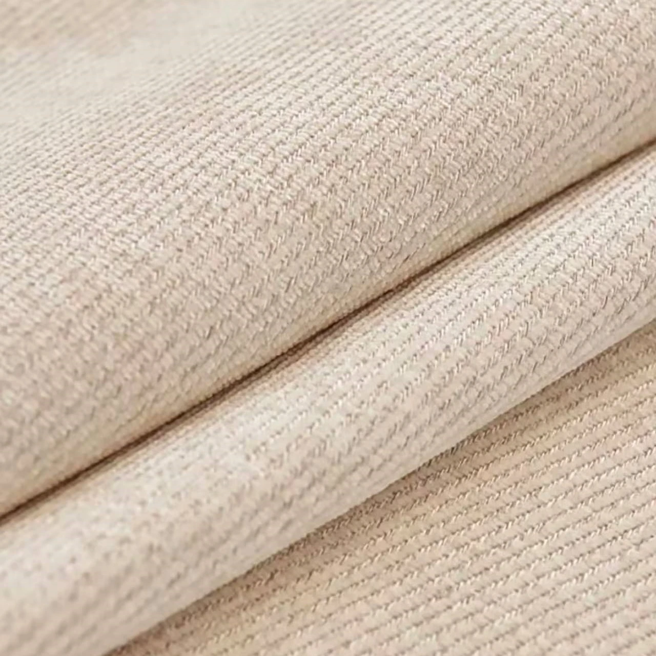 Contrast Hem Twill Chenille Sofa Cover for All Seasons Living Room