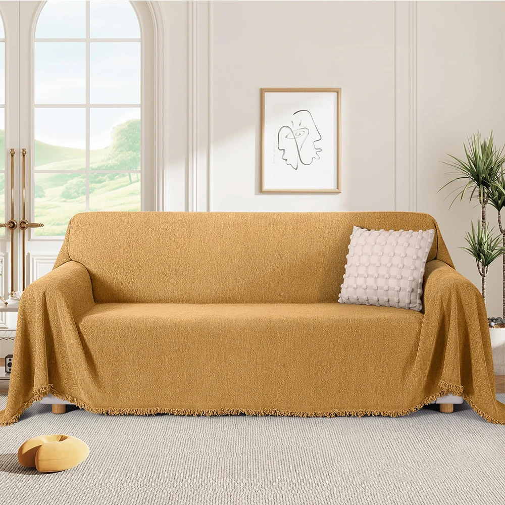 Couch Cover Luxurious Chenille Sofa Covers with Elegant Fringe Couch Cover Luxurious Chenille Sofa Covers with Elegant Fringe