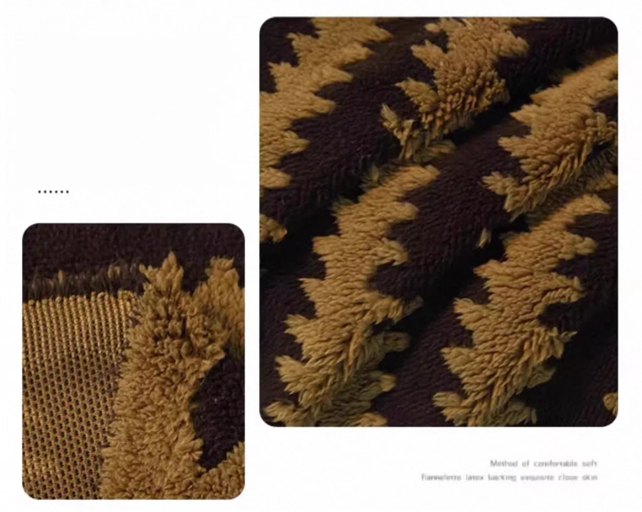 Thicken Warm Jacquard Tuffed Fleece Sofa Towel for Living Room