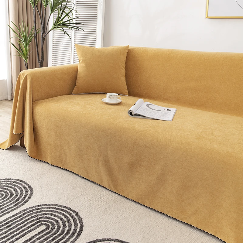 Waterproof Sofa Cover Solid Color Sofa Blanket