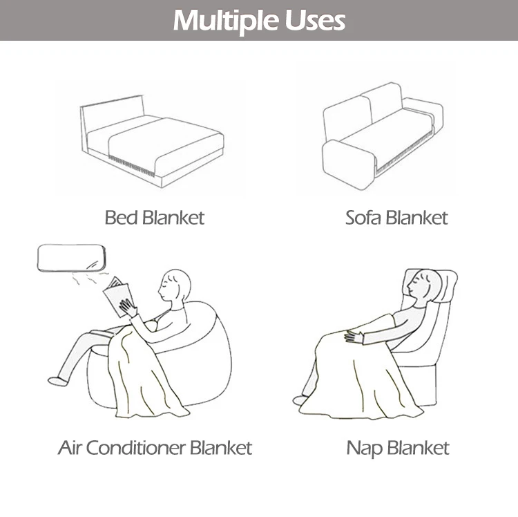 Waterproof Sofa Cover Solid Color Sofa Blanket