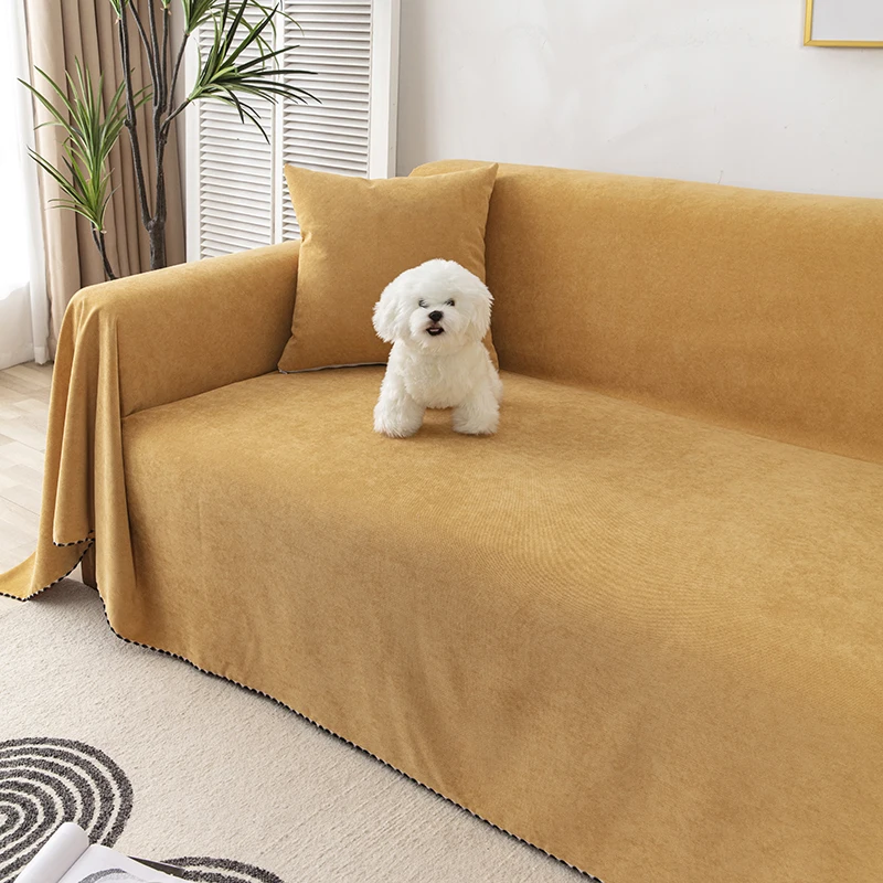 Waterproof Sofa Cover Solid Color Sofa Blanket