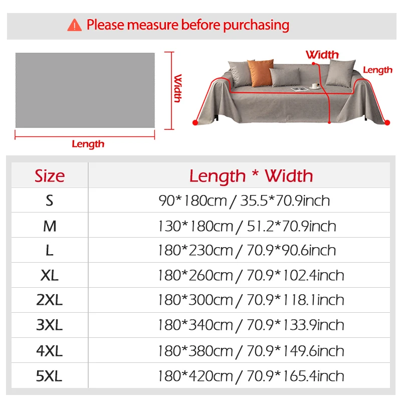 Waterproof Sofa Cover Solid Color Sofa Blanket Waterproof Sofa Cover Solid Color Sofa Blanket