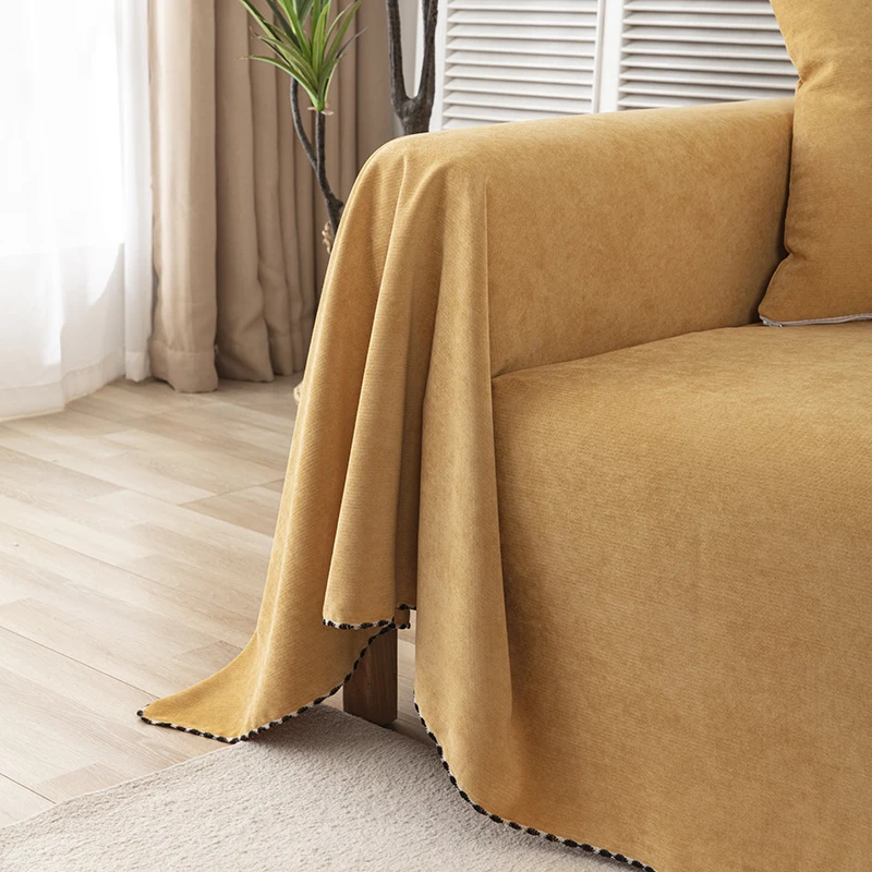 Waterproof Sofa Cover Solid Color Sofa Blanket