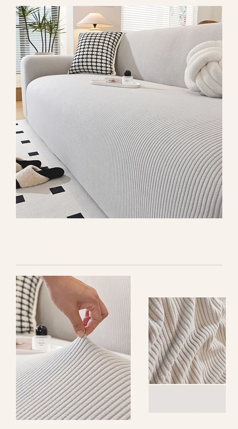 High Elasticity Polar Fleece Sofa Cover