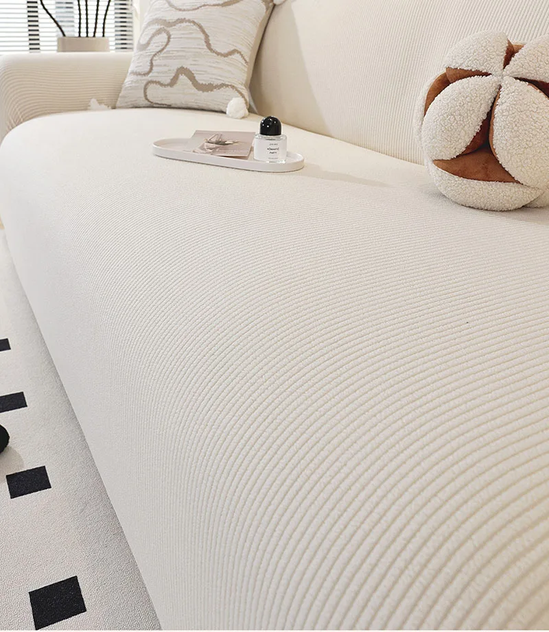 High Elasticity Polar Fleece Sofa Cover