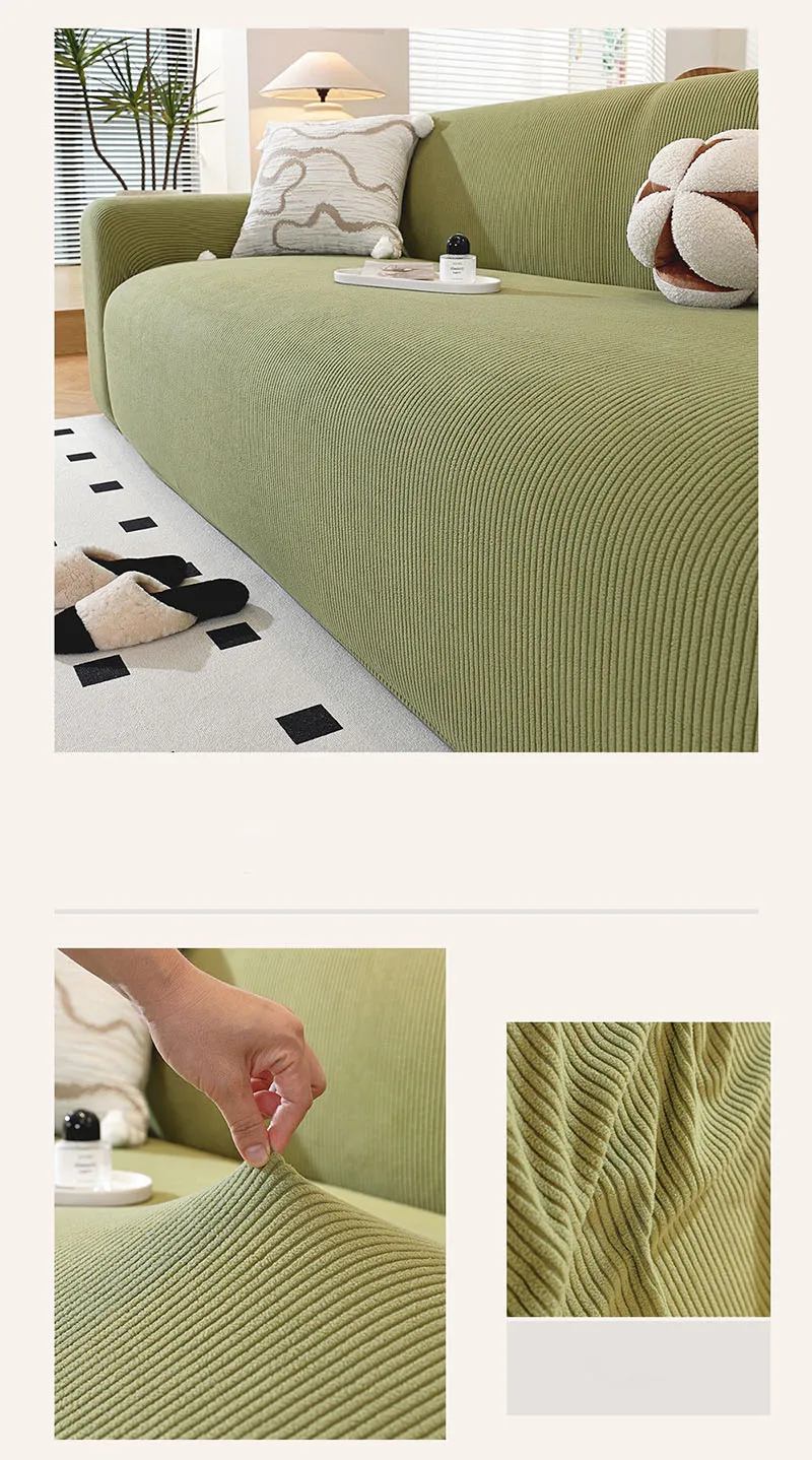 High Elasticity Polar Fleece Sofa Cover