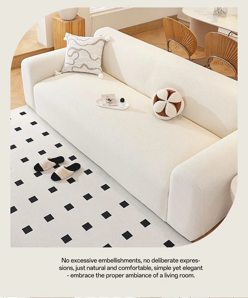 High Elasticity Polar Fleece Sofa Cover