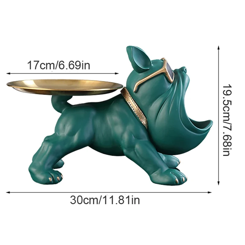 30cm Home Decor Bulldog Figurine Dog Statue FIGURINES & MINIATURES Color : B|A|D 30cm Home Decor Bulldog Figurine Dog Statue FIGURINES & MINIATURES Color : B|A|D