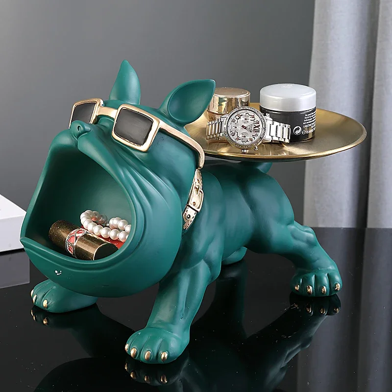 30cm Home Decor Bulldog Figurine Dog Statue FIGURINES & MINIATURES Color : B|A|D 30cm Home Decor Bulldog Figurine Dog Statue FIGURINES & MINIATURES Color : B|A|D