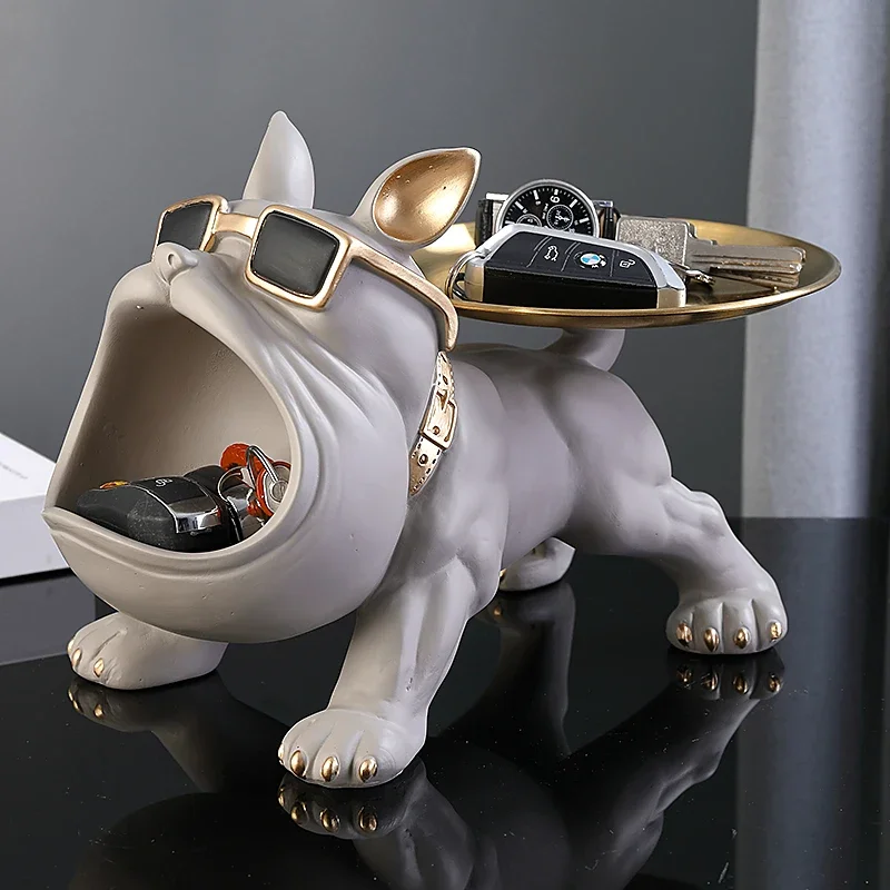 30cm Home Decor Bulldog Figurine Dog Statue FIGURINES & MINIATURES Color : B|A|D 30cm Home Decor Bulldog Figurine Dog Statue FIGURINES & MINIATURES Color : B|A|D