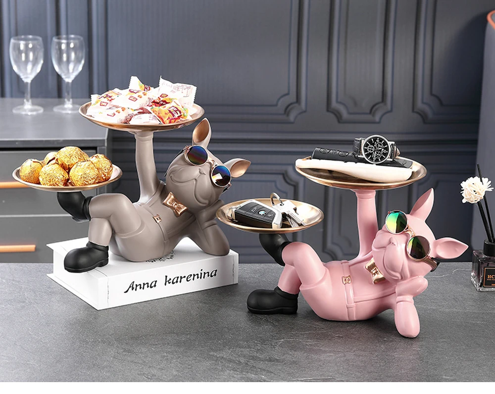 Bulldog Animal Figurines