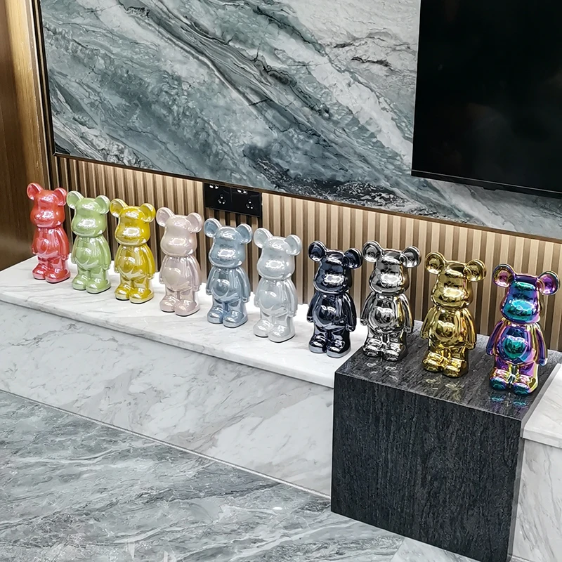 27/cm Ceramic Cartoon Teddy Bear Figurine 27/cm Ceramic Cartoon Teddy Bear Figurine