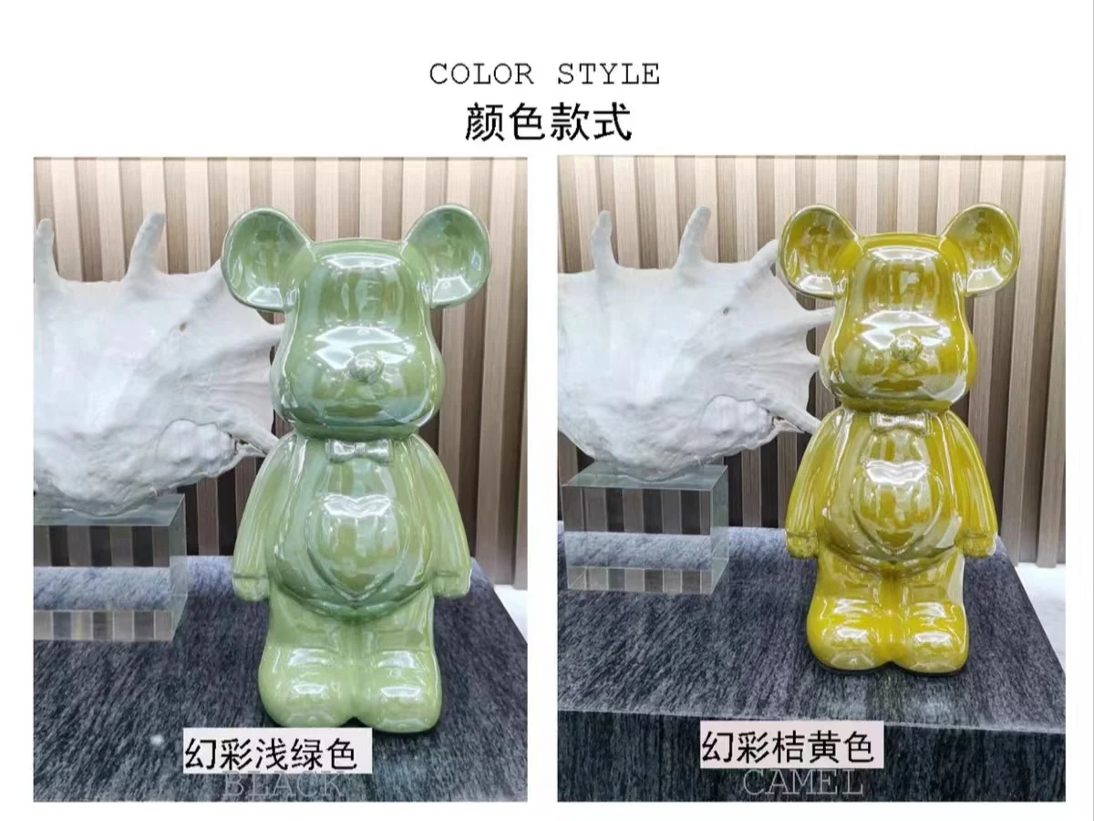 27/cm Ceramic Cartoon Teddy Bear Figurine 27/cm Ceramic Cartoon Teddy Bear Figurine