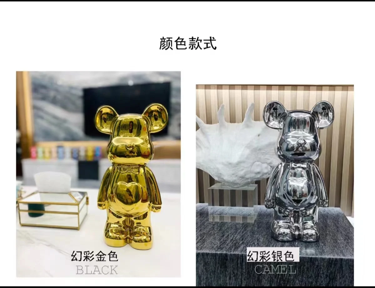 27/cm Ceramic Cartoon Teddy Bear Figurine 27/cm Ceramic Cartoon Teddy Bear Figurine