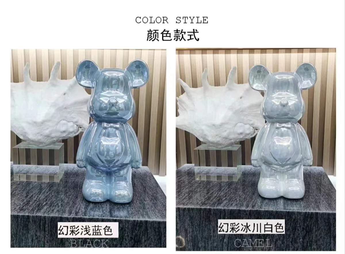 27/cm Ceramic Cartoon Teddy Bear Figurine 27/cm Ceramic Cartoon Teddy Bear Figurine