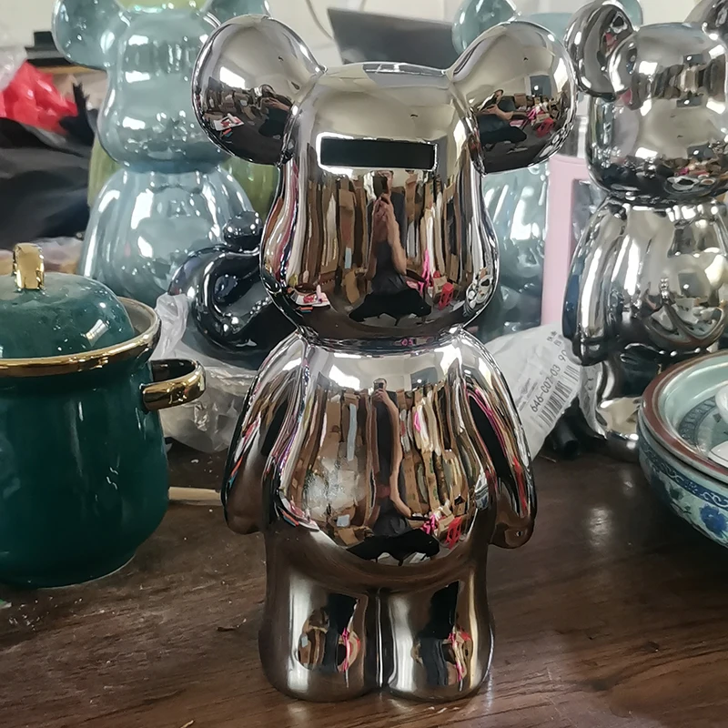 27/cm Ceramic Cartoon Teddy Bear Figurine 27/cm Ceramic Cartoon Teddy Bear Figurine