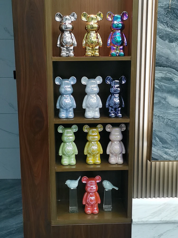 27/cm Ceramic Cartoon Teddy Bear Figurine 27/cm Ceramic Cartoon Teddy Bear Figurine