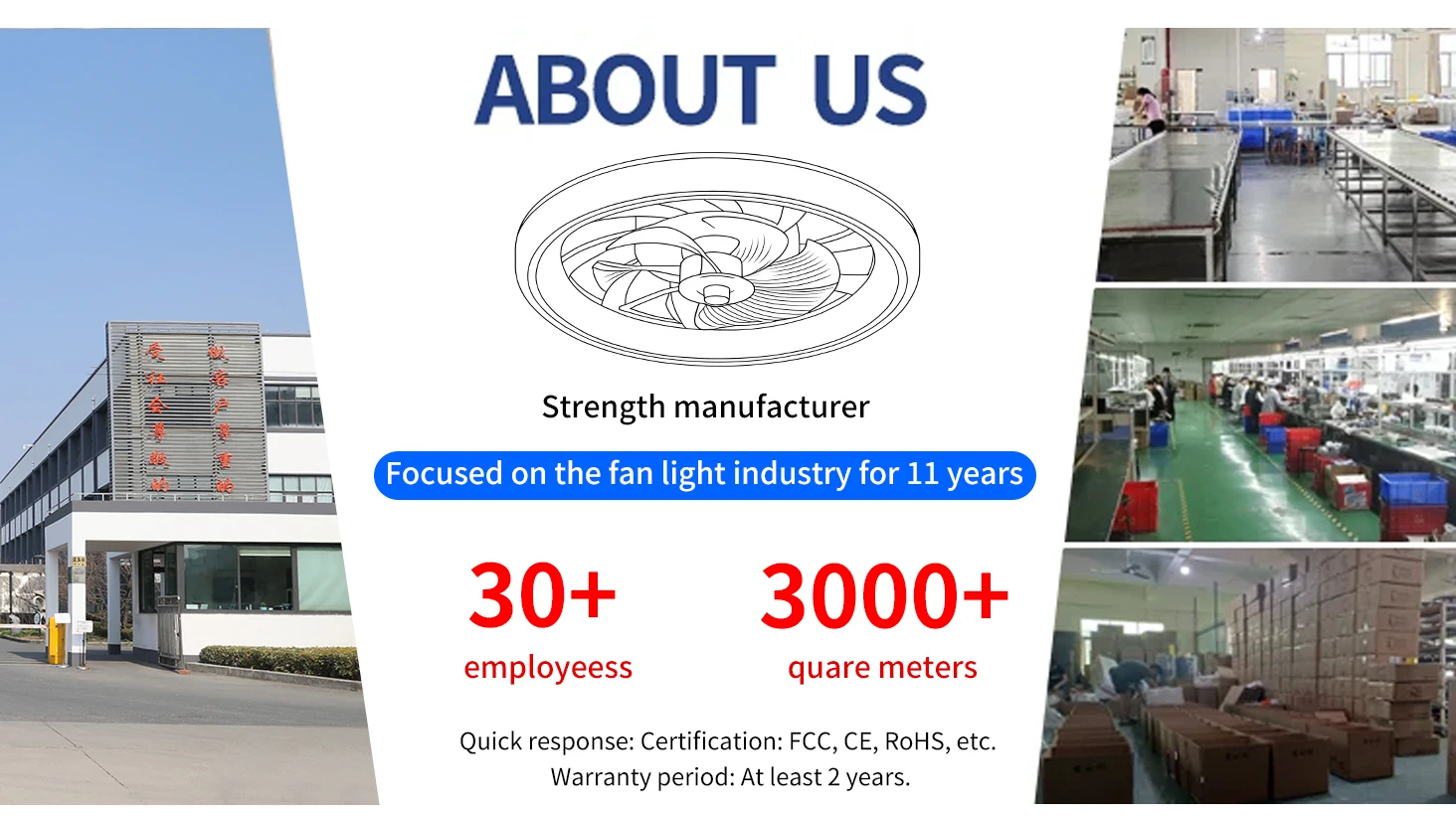 48cm Low Floor Thin LED Ceiling Fan Ceiling Light, with Lighting, Low Noise, Remote