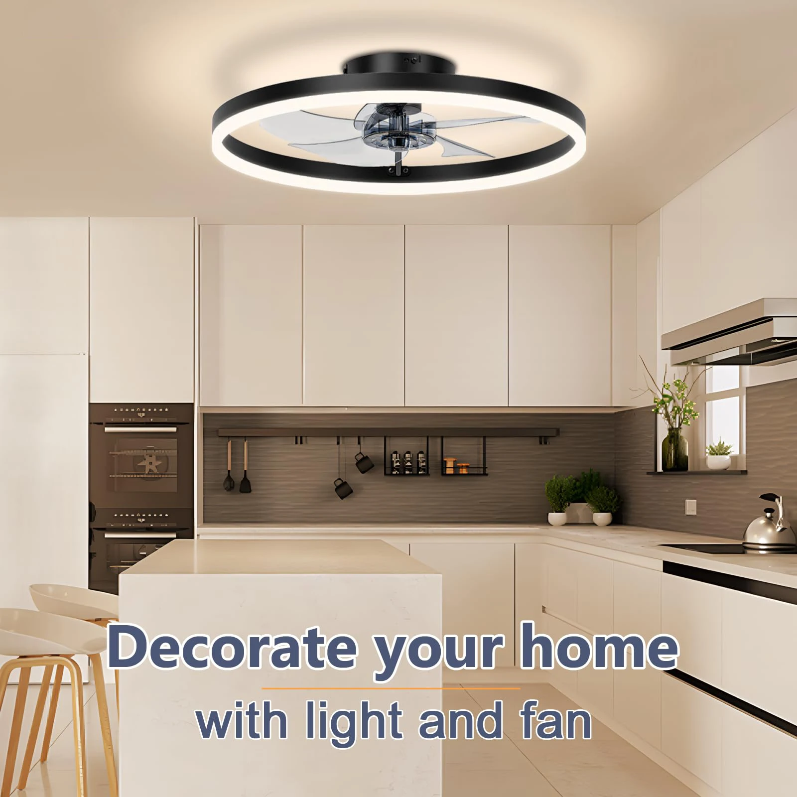 Smart Ceiling Fan with Lights and Remote Smart Ceiling Fan with Lights and Remote