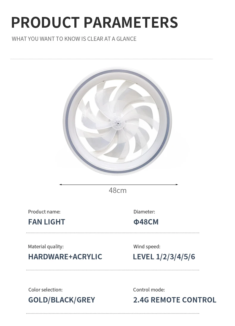 New Ceiling Fan Light Living Room