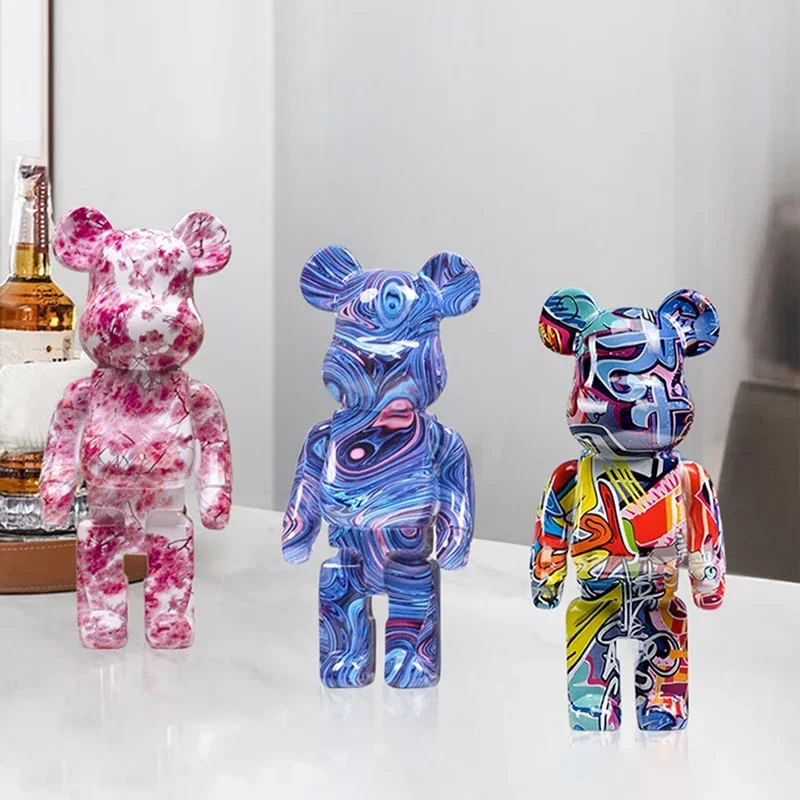 27cm/10Inches Graffiti Bear Figurine Home Decor FIGURINES & MINIATURES Color : A|B|N|C|P|Q|R|E|D|F|G|H|I 27cm/10Inches Graffiti Bear Figurine Home Decor FIGURINES & MINIATURES Color : A|B|N|C|P|Q|R|E|D|F|G|H|I