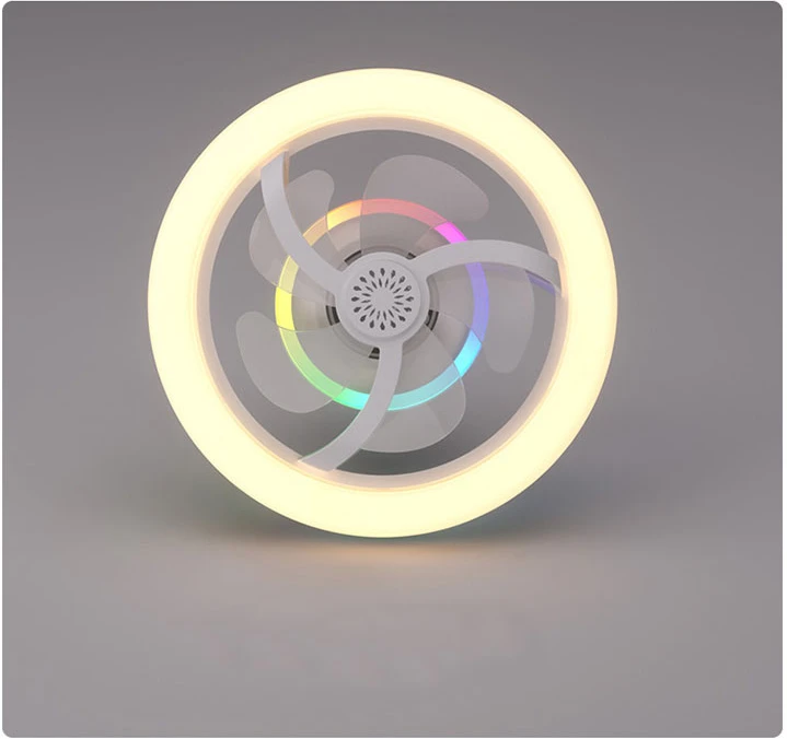 360&deg;Rotating E27 Ceiling Fan Bulb LED Light with Remote