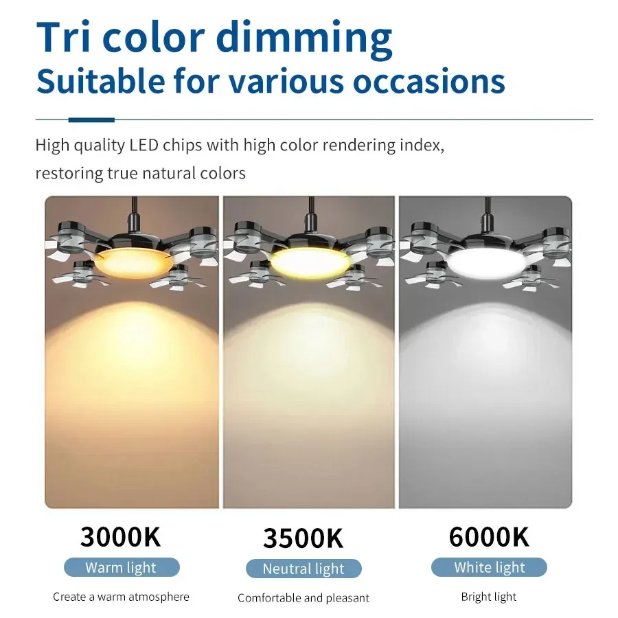 E27 Fan Light 2-in-1 60W Drone Design Ceiling Fan Light with Remote Control E27 Fan Light 2-in-1 60W Drone Design Ceiling Fan Light with Remote Control