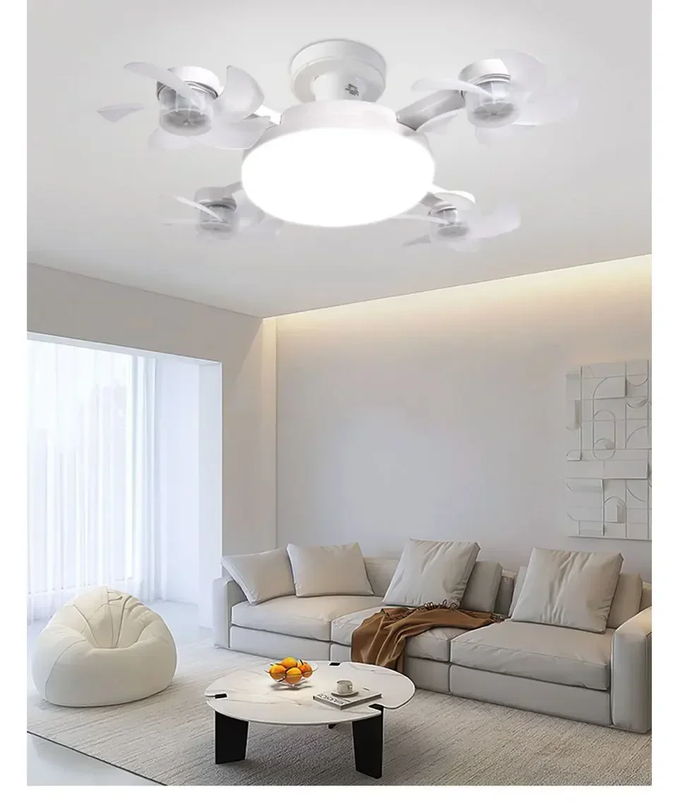 E27 Fan Light 2-in-1 60W  Drone Design Ceiling Fan Light with Remote Control