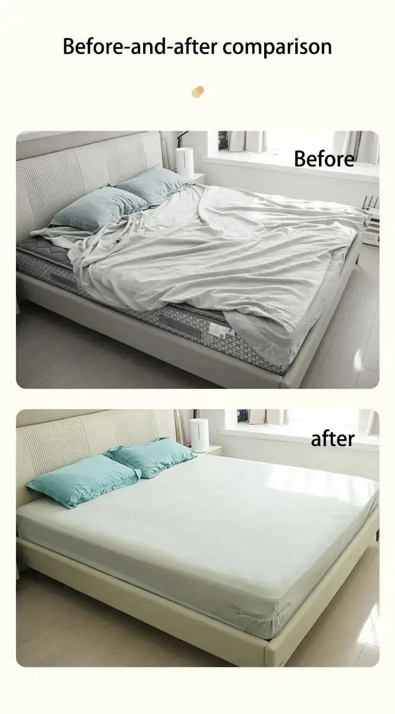 4PCS Heavy Duty Bed Sheet Corner Tightener Clips