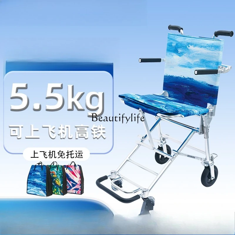 4Trolley Lightweight Folding Aluminum Alloy Travel Wheelchair HOSPITAL ACCESSORIES Color : Black|Kasuga|blue|Provence 4Trolley Lightweight Folding Aluminum Alloy Travel Wheelchair HOSPITAL ACCESSORIES Color : Black|Kasuga|blue|Provence