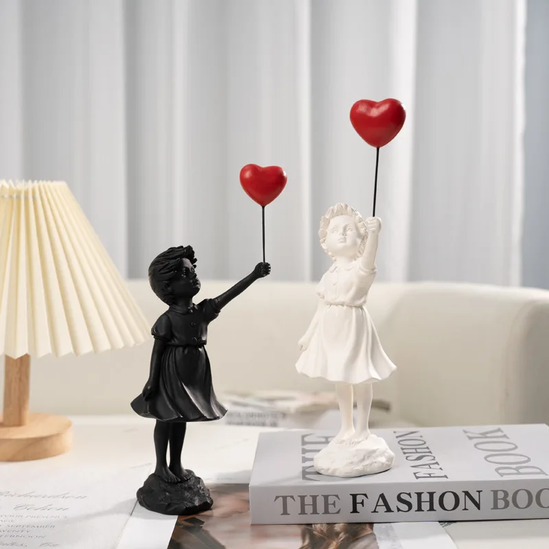 Flying Balloon Girl Figurine Banksy Flying Balloon Girl Figurine Banksy