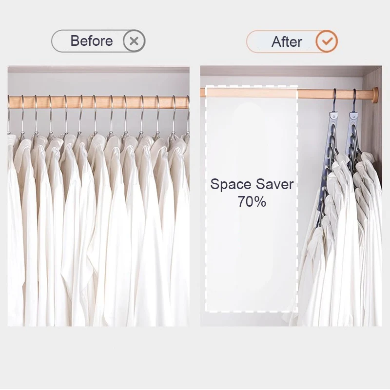 6/7/8 Holes Storage Rack for Clothes Hanger
